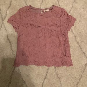 Pink Laced top